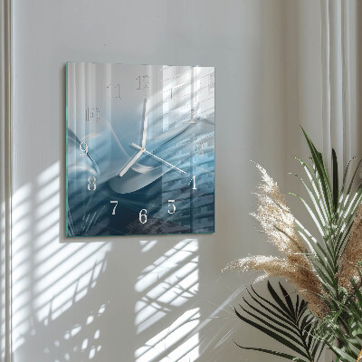 Quadratische wanduhr modern Abstraktion