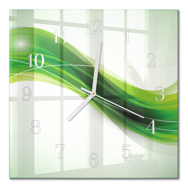 Quadratische wanduhr Abstraktion