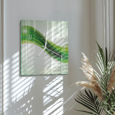 Quadratische wanduhr Abstraktion