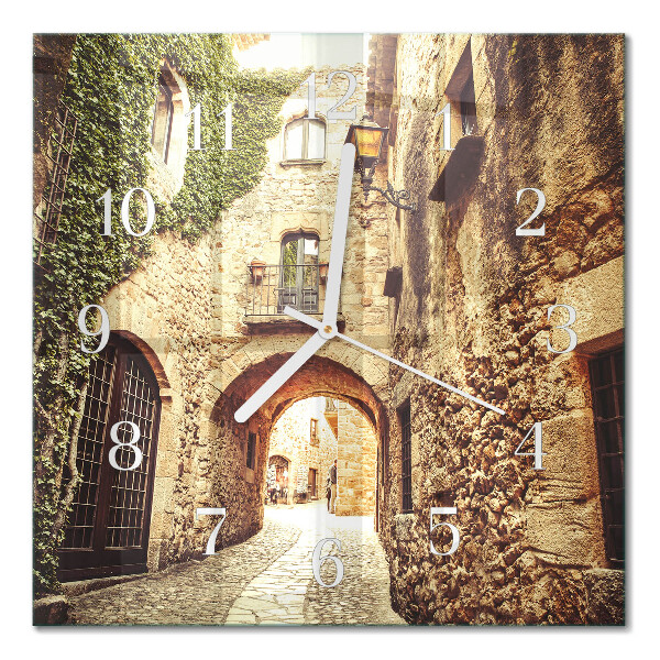 Quadratische wanduhr modern Avenue