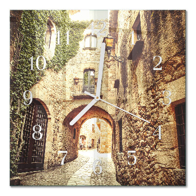 Quadratische wanduhr modern Avenue