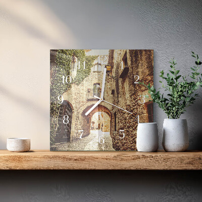 Quadratische wanduhr modern Avenue