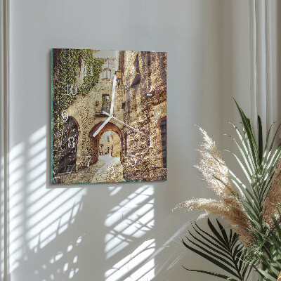 Quadratische wanduhr modern Avenue