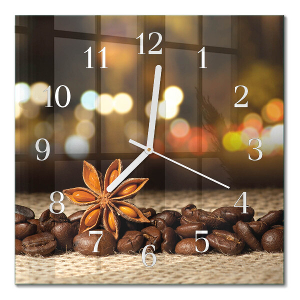 Wanduhr mit motiv quadratisch Anis