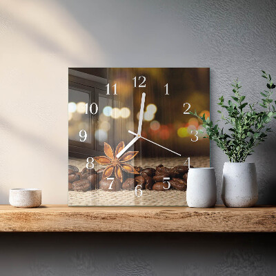 Wanduhr mit motiv quadratisch Anis