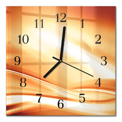 Quadratische wanduhr Abstraktion