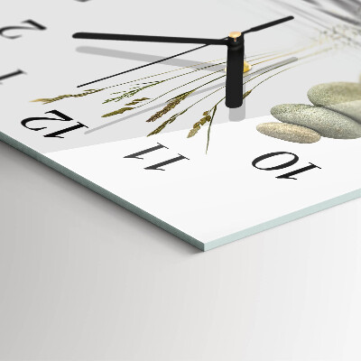 Wanduhr mit motiv quadratisch Steine