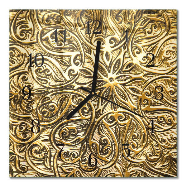 Quadratische wanduhr Mosaik