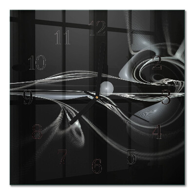 Wanduhr mit motiv quadratisch Abstraktion