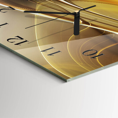 Wanduhr mit motiv quadratisch Abstrakte Linien
