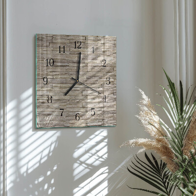 Wanduhr mit motiv quadratisch Wand