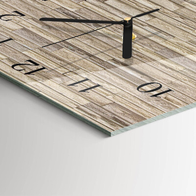 Wanduhr mit motiv quadratisch Wand