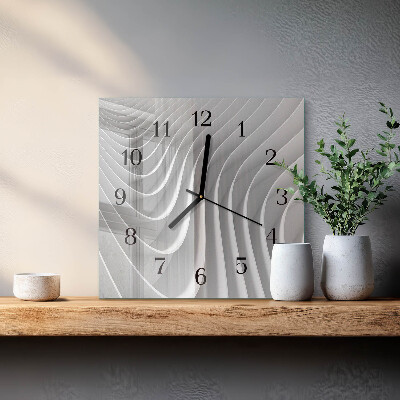 Quadratische wanduhr Abstraktion