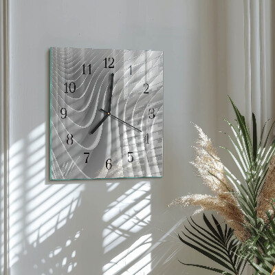 Quadratische wanduhr Abstraktion