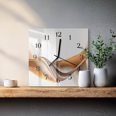 Moderne wanduhr quadratisch Abstraktion