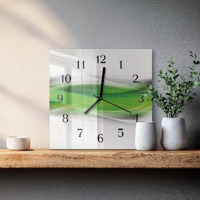 Quadratische wanduhr Abstraktion