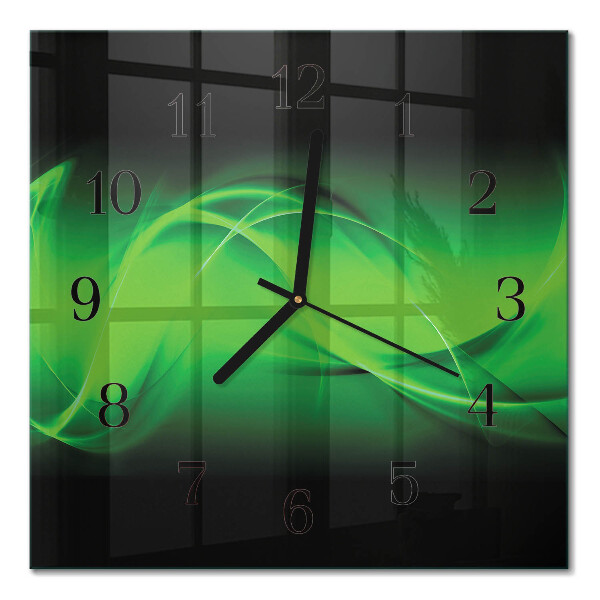 Wanduhr mit motiv quadratisch Abstraktion