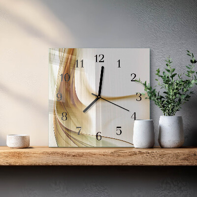 Moderne wanduhr quadratisch Abstraktion