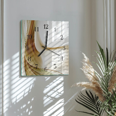 Moderne wanduhr quadratisch Abstraktion