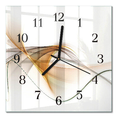 Quadratische wanduhr modern Abstraktion