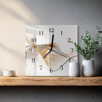 Quadratische wanduhr modern Abstraktion