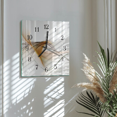 Quadratische wanduhr modern Abstraktion