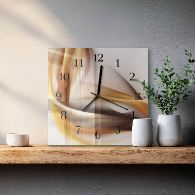 Quadratische wanduhr Abstraktion