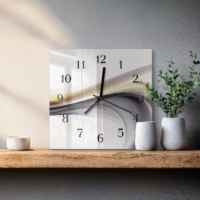 Moderne wanduhr quadratisch Abstraktion