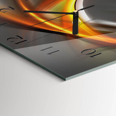 Quadratische wanduhr Abstraktion