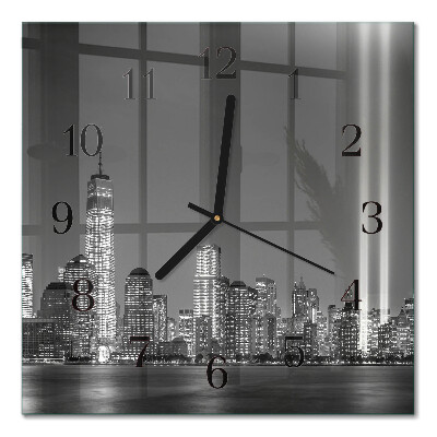 Quadratische wanduhr Horizont
