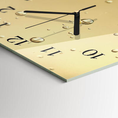 Moderne wanduhr quadratisch Tropfen