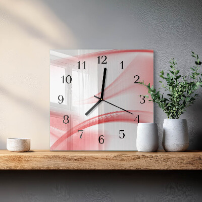 Wanduhr mit motiv quadratisch Abstrakte Kunst