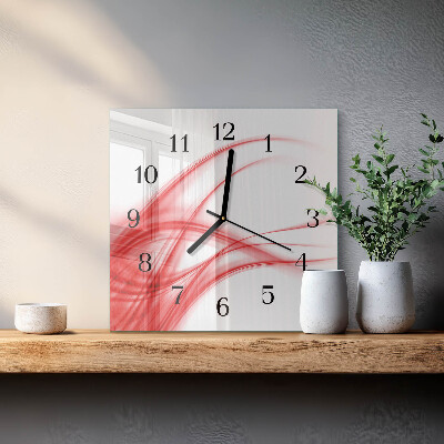 Quadratische wanduhr modern Abstrakte Kunst