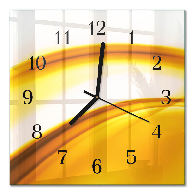 Quadratische wanduhr Abstrakte Kunst
