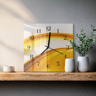 Quadratische wanduhr Abstrakte Kunst