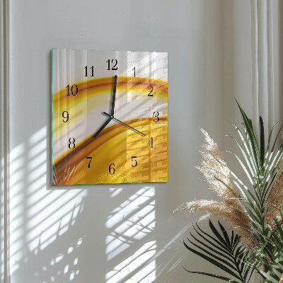 Quadratische wanduhr Abstrakte Kunst