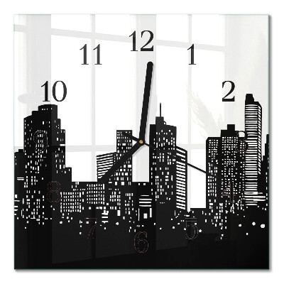 Quadratische wanduhr modern Gebäude