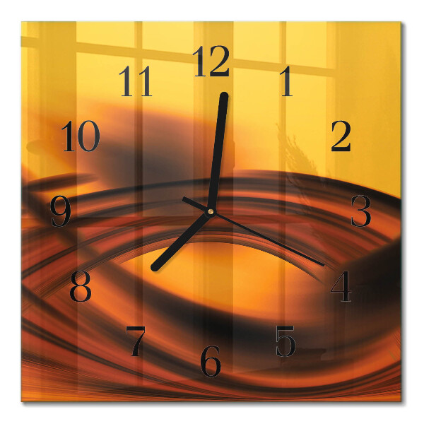 Moderne wanduhr quadratisch Abstraktion