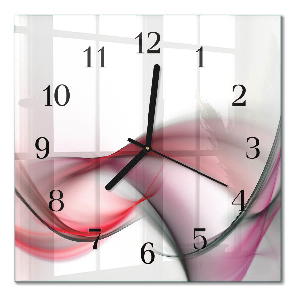 Quadratische wanduhr modern Abstrakte Kunst