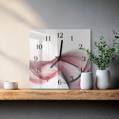Quadratische wanduhr modern Abstrakte Kunst