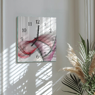 Quadratische wanduhr modern Abstrakte Kunst