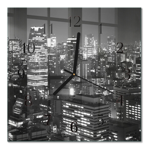 Wanduhr mit motiv quadratisch Horizont