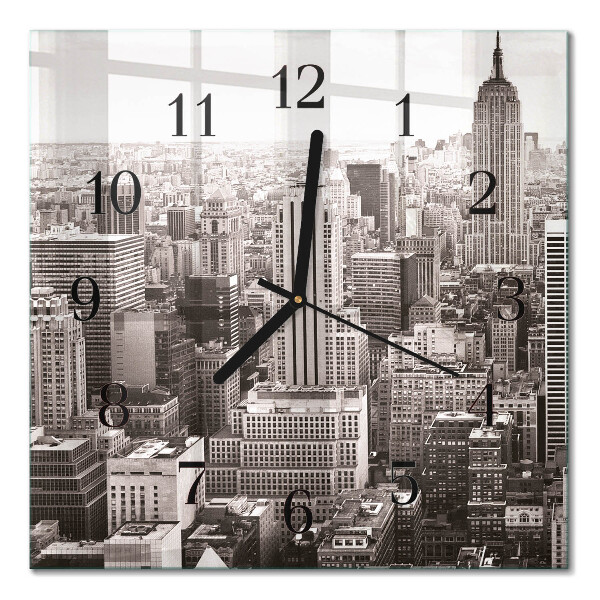 Wanduhr mit motiv quadratisch Horizont