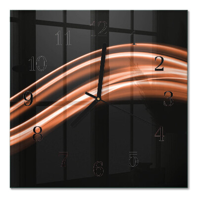 Wanduhr mit motiv quadratisch Abstrakte Linien