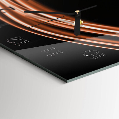 Wanduhr mit motiv quadratisch Abstrakte Linien