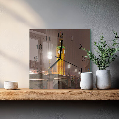 Quadratische wanduhr modern Big Ben