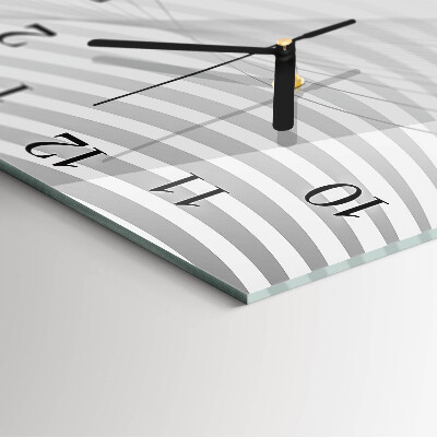 Quadratische wanduhr Abstrakte Linien