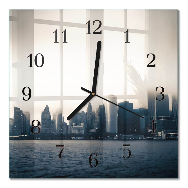 Quadratische wanduhr Horizont