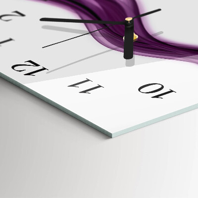 Quadratische wanduhr modern Abstrakte Linien