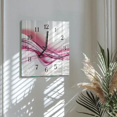 Moderne wanduhr quadratisch Abstrakte Kunst